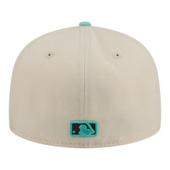 San Diego Padres Two-Tone Color Pack 59FIFTY Fitted Hat Light Beige/Turquoise | New Era