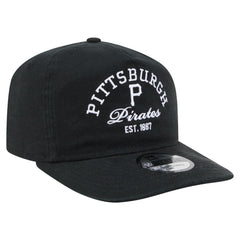 Pittsburgh Pirates Stacked 19TWENTY Adjustable Hat Black | New Era
