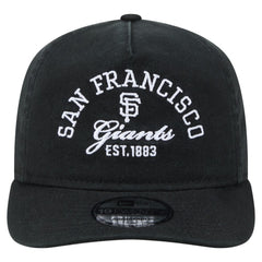 San Francisco Giants Stacked 19TWENTY Adjustable Hat Black | New Era