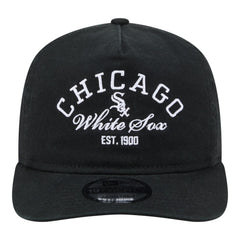 Chicago White Sox Stacked 19TWENTY Adjustable Hat Black | New Era