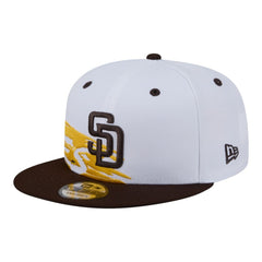 San Diego Padres 9FIFTY Snapback Hat White/Brown | New Era