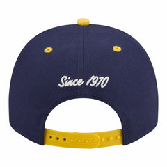 Milwaukee Brewers Arched A-Frame 9FIFTY Adjustable Hat Navy/Gold | New Era