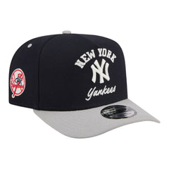 New York Yankees Arched A-Frame 9FIFTY Adjustable Hat Navy | New Era