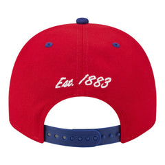 Philadelphia Phillies Arched A-Frame 9FIFTY Adjustable Hat Red/Royal | New Era