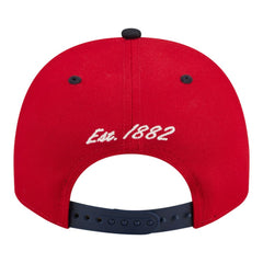 St. Louis Cardinals Arched A-Frame 9FIFTY Adjustable Hat Red/Navy | New Era