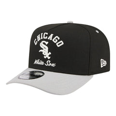 Chicago White Sox Arched A-Frame 9FIFTY Adjustable Hat Black | New Era