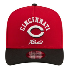 Cincinnati Reds Arched A-Frame 9FIFTY Adjustable Hat Red | New Era