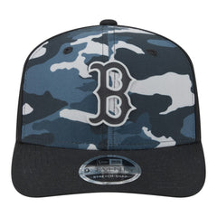 Boston Red Sox Tonal Camo 9SEVENTY Stretch-Snap Hat Black | New Era