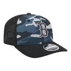 Boston Red Sox Tonal Camo 9SEVENTY Stretch-Snap Hat Black | New Era