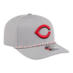 Cincinnati Reds Sport Rope 9SEVENTY Adjustable Hat Gray | New Era