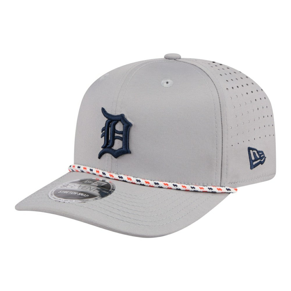 Detroit Tigers Sport Rope 9SEVENTY Adjustable Hat Gray | New Era