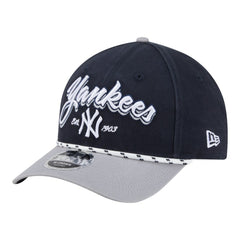 New York Yankees Team Loyal 9FORTY M-Crown Adjustable Hat Navy/Gray | New Era