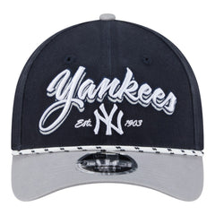 New York Yankees Team Loyal 9FORTY M-Crown Adjustable Hat Navy/Gray | New Era