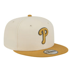 Philadelphia Phillies Two-Tone Color Pack 9FIFTY Snapback Hat Light Beige/Khaki | New Era