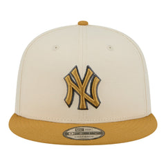 New York Yankees 2-Tone Color Pack 9FIFTY Snapback Hat Light Beige/Khaki | New Era