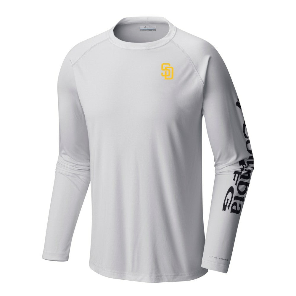 San Diego Padres Terminal Tackle Long Sleeve Shirt White | Columbia