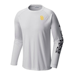 San Diego Padres Terminal Tackle Long Sleeve Shirt White | Columbia