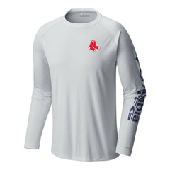 Boston Red Sox Terminal Tackle Long Sleeve Shirt White | Columbia