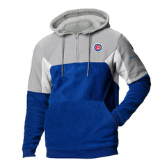 Chicago Cubs Men's Lodge Fleece Quarter-Zip Hoodie Royal | Columbia