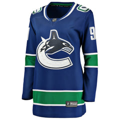 Evander Kane Vancouver Canucks Fanatics Women's Home Breakaway Player Jersey Blue