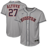 Jose Altuve Houston Astros Youth Road Replica Jersey - Gray