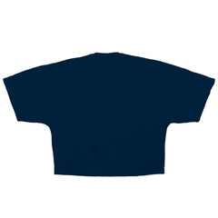 Detroit Tigers Women's Skyline Crop T-Shirt Navy