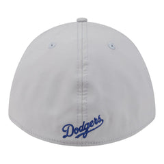 Los Angeles Dodgers Patch 39THIRTY A-Frame M-Crown Perforated Flex Hat Gray | New Era