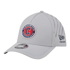 Cleveland Guardians Patch 39THIRTY A-Frame M-Crown Perforated Flex Hat Gray | New Era