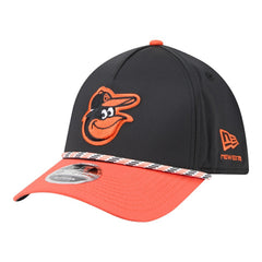Baltimore Orioles Rope M-Crown A-Frame 39THIRTY Flex Hat Black/Orange | New Era