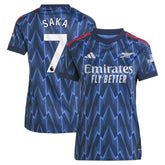 Bukayo Saka Arsenal Women's 2025/26 Away Replica Player Jersey Blue - Adidas