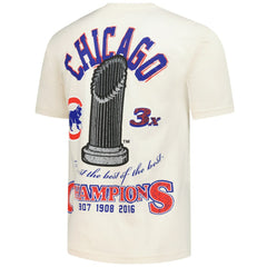Chicago Cubs Legacy Defined T-Shirt Cream | Mitchell & Ness