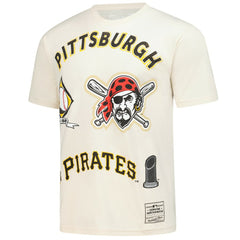 Pittsburgh Pirates Legacy Defined T-Shirt Cream | Mitchell & Ness