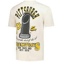 Pittsburgh Pirates Legacy Defined T-Shirt Cream | Mitchell & Ness