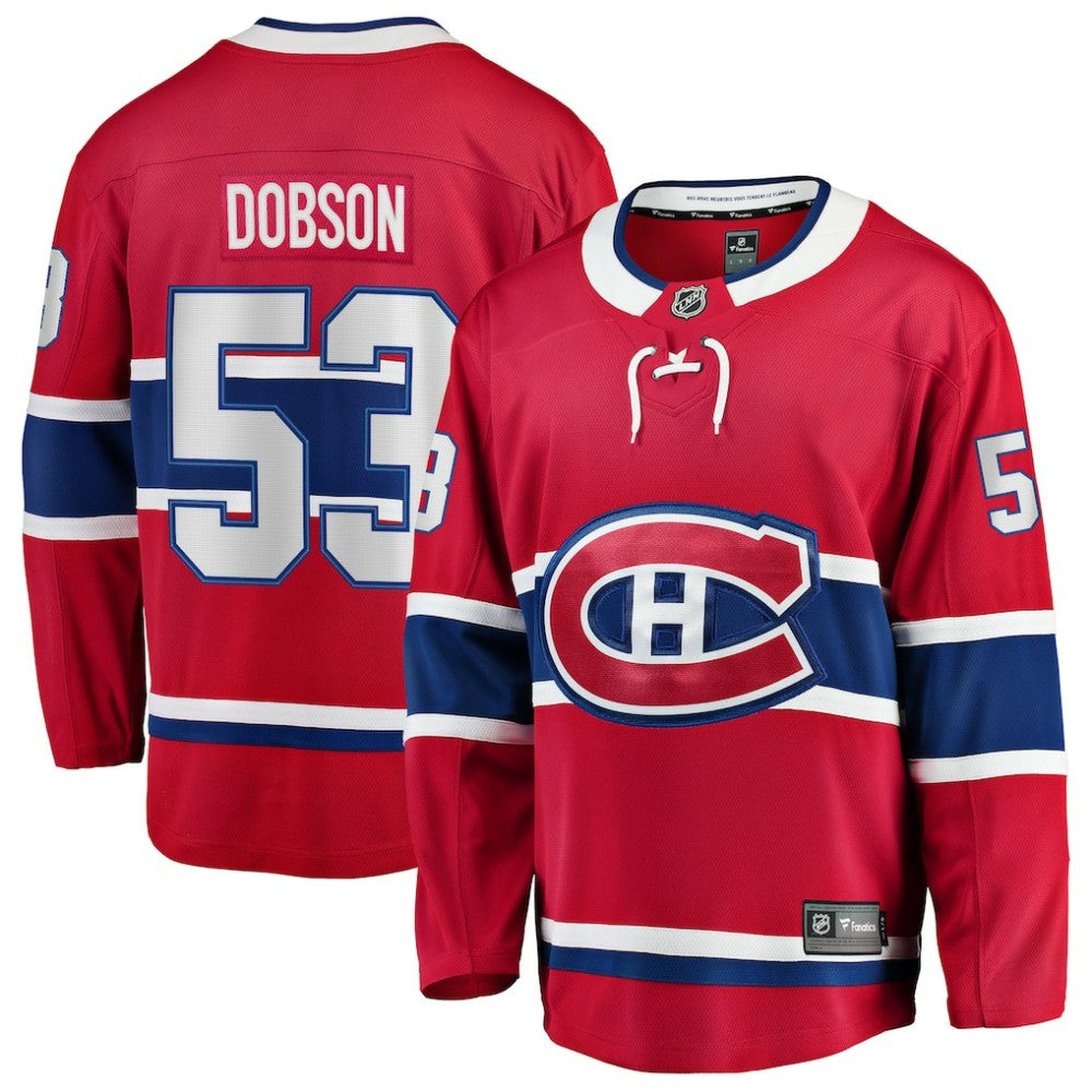 Noah Dobson Montreal Canadiens Fanatics Home Breakaway Jersey Red
