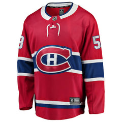 Noah Dobson Montreal Canadiens Fanatics Home Breakaway Jersey Red