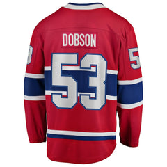 Noah Dobson Montreal Canadiens Fanatics Home Breakaway Jersey Red