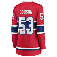 Noah Dobson Montreal Canadiens Fanatics Women's Home Breakaway Jersey Red