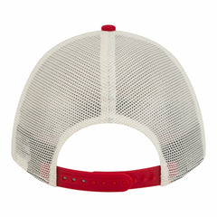 Philadelphia Phillies Women's Retro 9FORTY M-Crown A-Frame Trucker Adjustable Hat Light Beige/Red | New Era