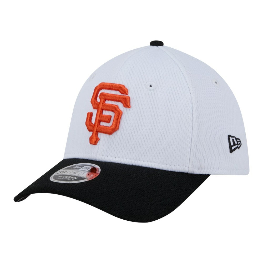 San Francisco Giants Youth Baseball 39THIRTY M-Crown Flex Hat White/Black | New Era