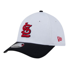 St. Louis Cardinals Youth Baseball 39THIRTY M-Crown Flex Hat White/Red | New Era