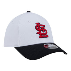 St. Louis Cardinals Youth Baseball 39THIRTY M-Crown Flex Hat White/Red | New Era