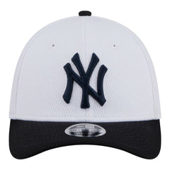 New York Yankees Youth Baseball 39THIRTY M-Crown Flex Hat White/Navy | New Era