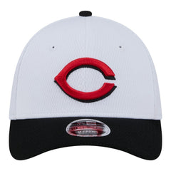 Cincinnati Reds Youth Baseball 39THIRTY M-Crown Flex Hat White/Red | New Era