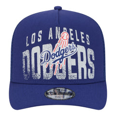 Los Angeles Dodgers Youth Logo Fade A-Frame 9FIFTY Snapback Hat Royal | New Era