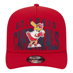 St. Louis Cardinals Youth Logo Fade A-Frame 9FIFTY Snapback Hat Red | New Era