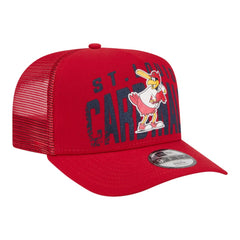 St. Louis Cardinals Youth Logo Fade A-Frame 9FIFTY Snapback Hat Red | New Era