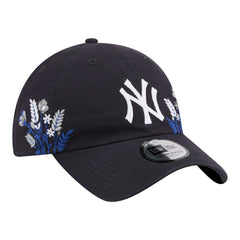 New York Yankees Women's Wildflower Casual Classic Adjustable Hat Navy | New Era