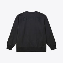 San Francisco Giants Phantom Fleece Crewneck Sweatshirt Black | Mitchell & Ness