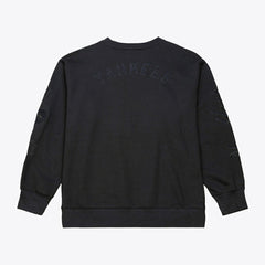 New York Yankees Phantom Fleece Crewneck Sweatshirt Black | Mitchell & Ness