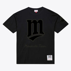 Minnesota Twins Cooperstown Collection Phantom T-Shirt Black | Mitchell & Ness
